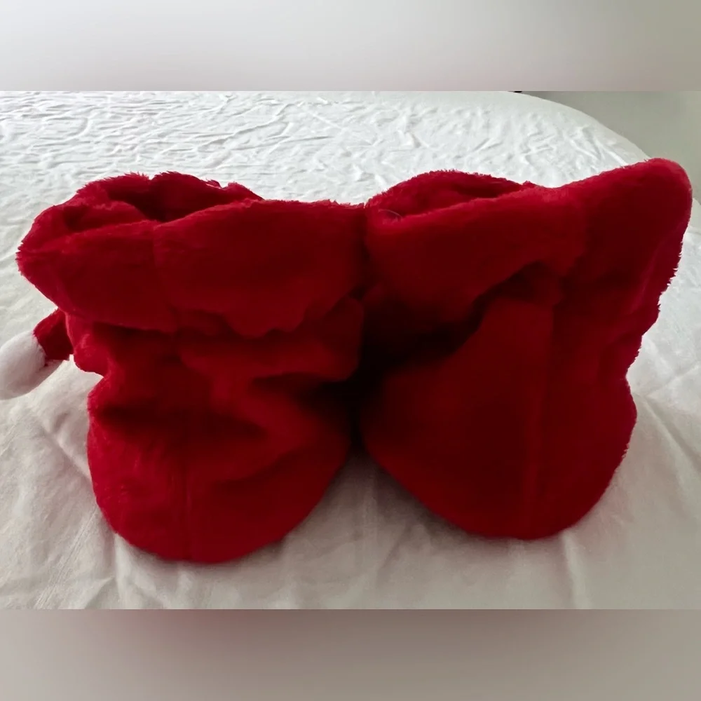Babies First Christmas Booties